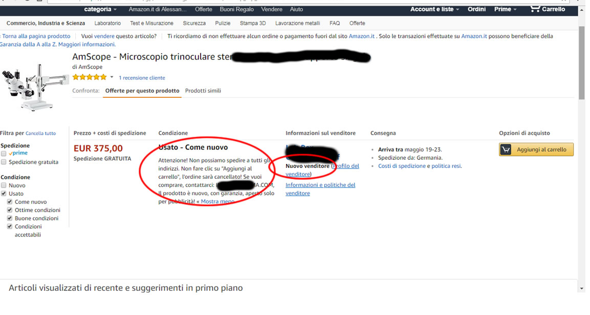 Acquistare un telefono usato senza incorrere in una truffa amazon